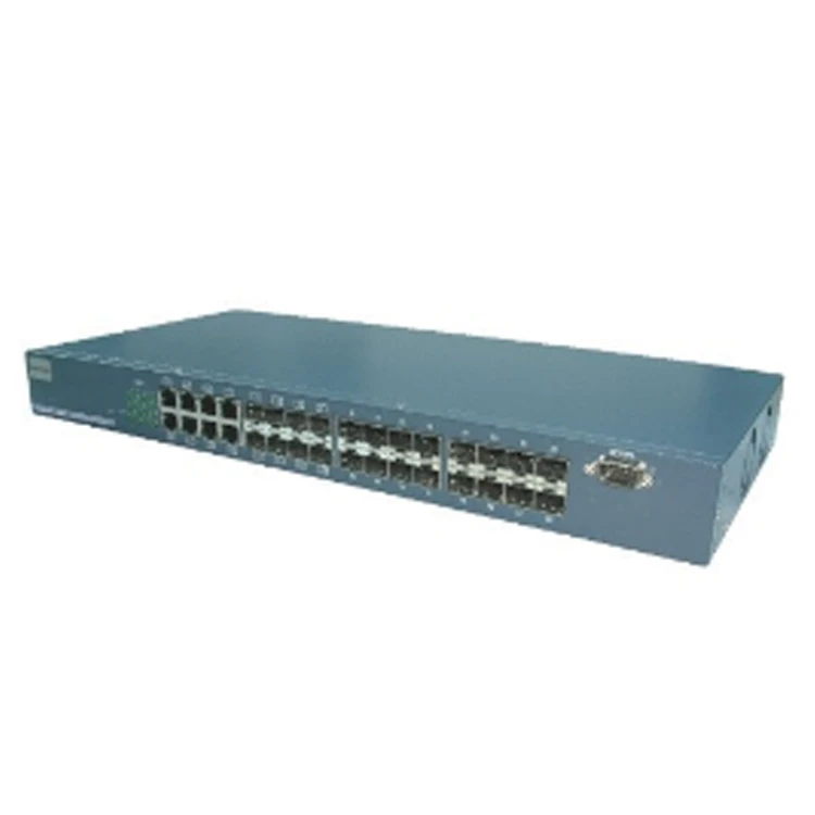24 Port Gigabit SFP yuqori portli tolali kalit
